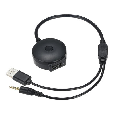 

USB&35mm AUX to BT Audio Aux&USB Female Adapter Cable for BMW&Mini Cooper