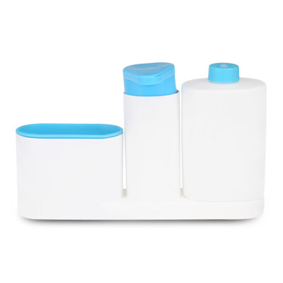 

Multifunctional Kitchen Bathroom Soap Liquid Detergent Washing Storage Device
