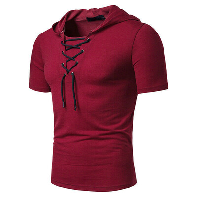 

SUNSIOM Summer Mens Fashion Hoodie T-Shirt Short Sleeve Casual Sports Tee Shirts