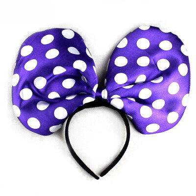

FUNNYBUNNY LED Light Up Jumbo Polka Dot Bow Headband