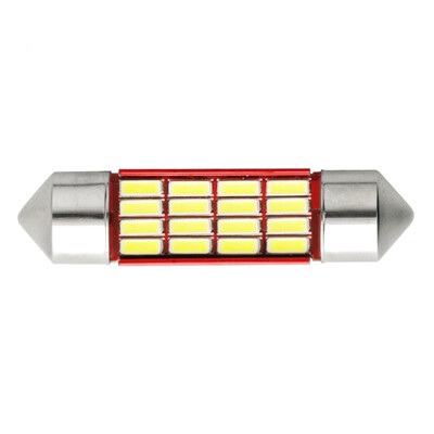 

Silver-plated Red Cupper Heat Dissipation Festoon 36MM Car License Plate