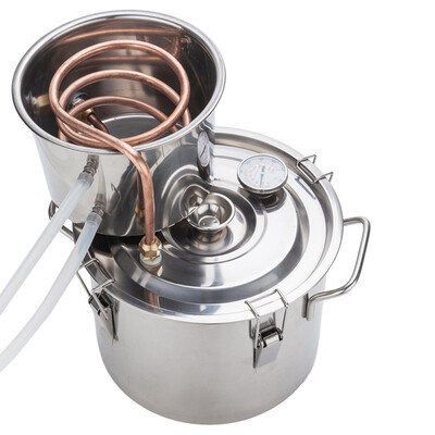 

Ktaxon 235 Gallon Water Distiller Water Moonshine Still Stainless Steel Copper Spirits Boiler Equipment for Home