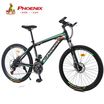 

Phoenix Phenix Phoenix bicycle mountain bike 24 speed shift double disc brakes men&women adult road bike 26 inch bicycle black green