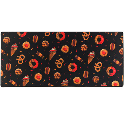 

Spirit snake game mouse pad large computer desk pad thick desk keyboard pad precision edge slip non-washable P36 black