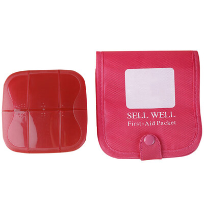 

First Aid bag Pill Case Storage Box Portable Vitamin Organizer Bag Container Tablet Holder Travel