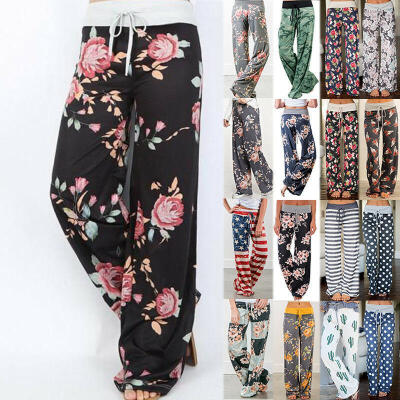 

Plus Size Womens Harem Pants Wide Leg Palazzo Hippie Yoga Sports Long Trousers