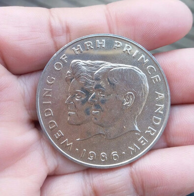 

38mm 1986 Royal Wedding Commemorative Coin Western Samoa