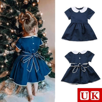 

UK Flower Girl Princess Dress Kids Baby Party Wedding Bridesmaid Tutu Dresses