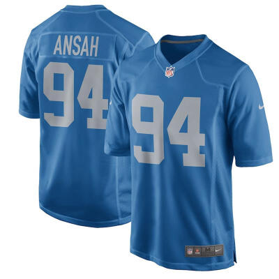 

Youth Football Jersey Detroit Lions Ameer Abdullah Blue Game Player Jersey