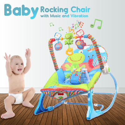 

Baby Rocking Chair Multifunctional Electric Toddler Chair with Music&Vibration