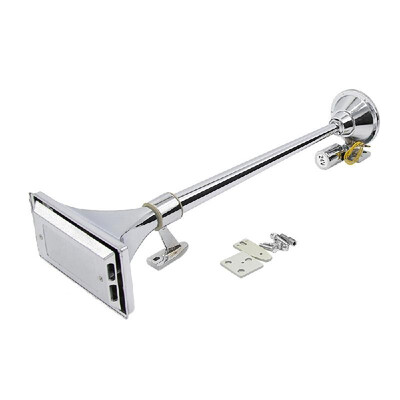 

145dB Single Trumpet Air Horn with Weather Protection Cover Exterior Roof Mounting for Car Truck Boat