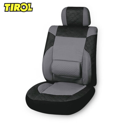 

TIROL Universal PU Leather Car Front Single Seat Cover Interior Decoration Protector