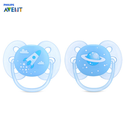 

Avent 2pcs Silicone Baby Pacifier Infant Toddler Feeding Orthodontic Nipple