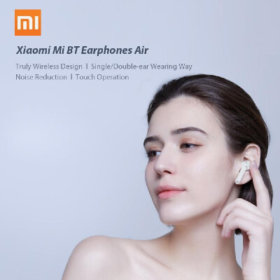 

Xiaomi Mi BT Earphones Air True Wireless Earbuds Sports Music Wireless Headset In Ear Monitors Earpieces with Mic for iPhone Huawe