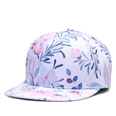 

NUZADA 3D Printing Caps Men Women Couple Hip Hop Cap Spring Summer Autumn High Quality Cotton Material Punk