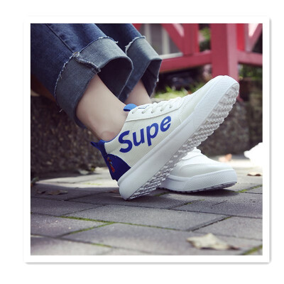 

2018 summer breathable womens shoes single shoes small white shoes trend skateboard shoes new leather soft sister canvas shoes