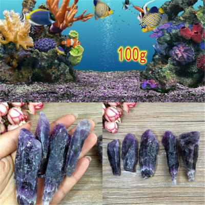 

100g Natural Purple Amethyst Point Quartz Crystal Stone Mineral Specimen PN210N