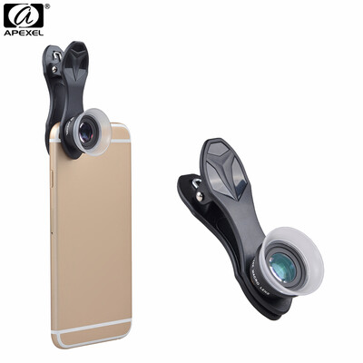 

Apexel Cell Phone Camera Lens Kit12x 24X Macro Lens for Iphone Android Smartphone