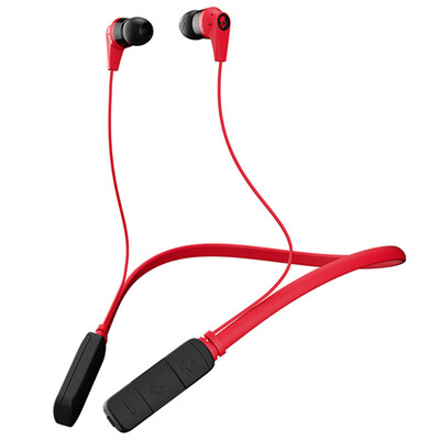 

Skullcandy INKD 20 Wireless Bluetooth Neck Hanging Headset High Quality Sound In Ear Earphone 8 Hours With Waterproof Mic