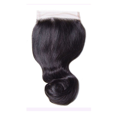 

UNice Brazilian Human Hair Lace Closure 4x4 Loose Wave Free part