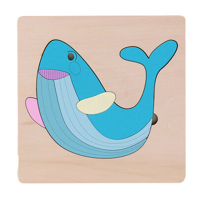 

Gotoamei Development Baby Toys 3D Wooden Puzzle Cartoon Learning Educational Kids Toy
