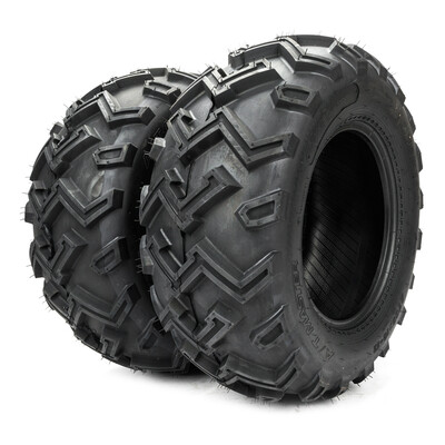 

Ktaxon 2 New ATVUTV Tires of 25x10-12 Rear 6PR P306B