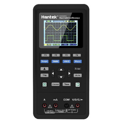 

Hantek 3 in 1 Handheld Digital Oscilloscope Waveform Generator Multimeter Dual-channel 2 Channels USB Scopemeter Portable Scop