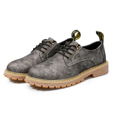 

Mens shoes 2018 autumn tide shoes mens big head casual shoes leather shoes mens England youth wild fashion boys trend shoes