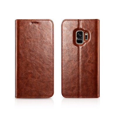 

XOOMZ Luxury Brand PU Leather Cover for Samsung S9 case Coque Soft Leather Carbon Case for Samsung Galaxy S9 Plus Fundas Capa