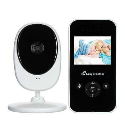 

24 Inches Color LCD Wireless Digital Video Baby Monitor with Lullabies Infrared Night Vision Two-way Talk Back Temperature Monito