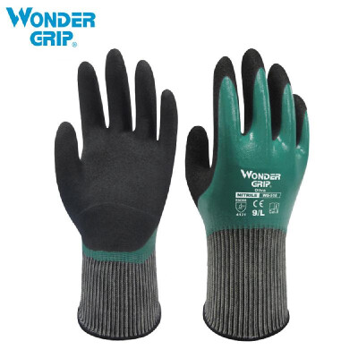 

Wonder Grip Thermo Plus Coldproof Work Gloves Double Layer Latex Coated Oil Resistance Gardening Fishing Working Gloves