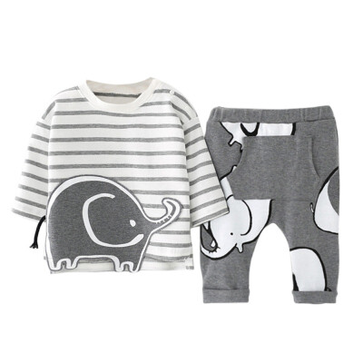 

Autumn Winter Newborn Clothes Baby Boys Clothes Set T-shirtPants 2pcs Outfits Suit Kids Baby Girls Set Infant Clothing