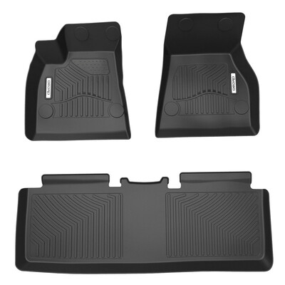 

Floor Mats Fit for 2014-2018 Tesla Model  TPE Full Set Liners All-Weather
