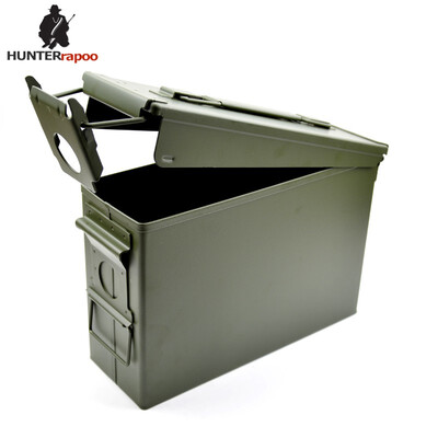 

30 Cal Metal Ammo Can Military&Army M19A1 All-Metal Box for Long Term Storage by Solid Tactical Bullet box Waterprof tool case