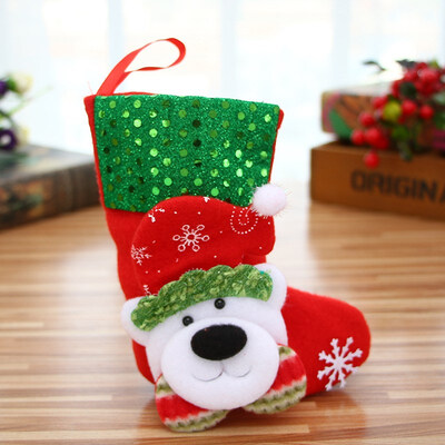 

FUNNYBUNNY Mini Christmas Stockings Gift & Treat Bag for Favors&Decorating