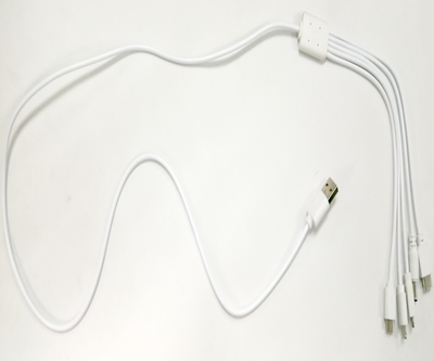 

five in one micri usb to 3A fast Lightning recharge cable for double Android v8huawei mateIphone 7 toy flashlight3511Type-c