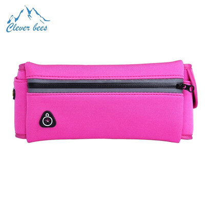 

CLEVERBEES Unisex Water Resistant Running Cycling Mobile Phone Pouch Waist Pack Belt Bag