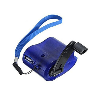 

USB Hand Crank Emergency Power SOS Phone Charger Survival Camping Backpack Gear