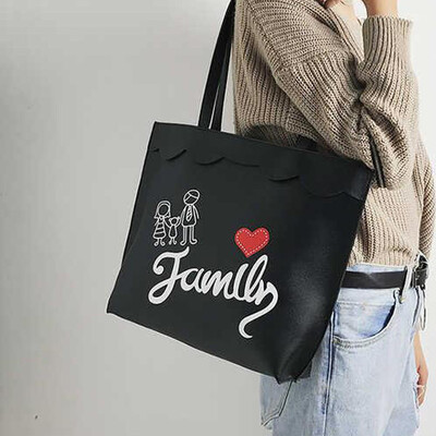 

Tailored Womens Leather Printing Handbag Shoulder Messenger Bag Ladies Satchel Tote Bags
