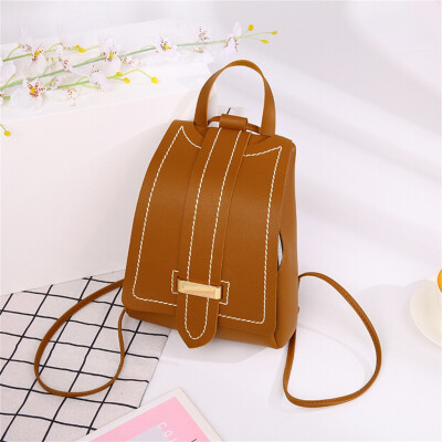 

Tailored Womens Simple All-purpose Small Square Bag Single Backpack