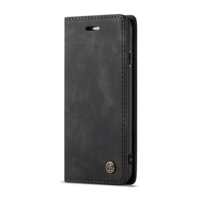 

CaseMe Retro Leather Case For iPhone XS MAX XR XS 6 7 8 Plus 5S se Hot 360 Luxury Magnetic Card Holder Wallet Cover Kickstand Case