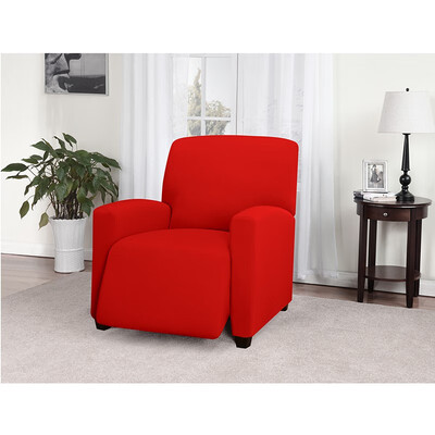 

SUPIN Jersey 4 Pieces Stretch Recliner slipcovers Polyester&Spandex Couch Covers Slipcovers Furniture Protectors 7703