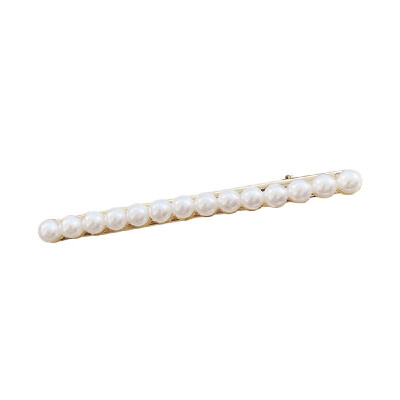 

Fashion Jewelry Hair Accessories Stick Hairpin Girl Sweet Elegant Hairgrip Pearl Hair Clip Snap Barrette