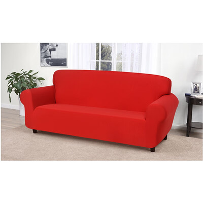 

SUPIN Jersey knit Sofa slipcover Polyester&Spandex 3 Seater Cushion Couch CoverSlipcovers Furniture Protectors 7702