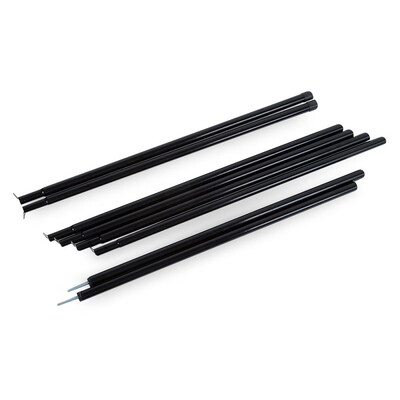 

8 Sections 50 x 16cm Tent Poles Galvanized Iron Canopy Awning