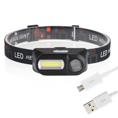 

ZHISHUNJIA YH8479 USB charging Mini COB Strong Light Headlamp