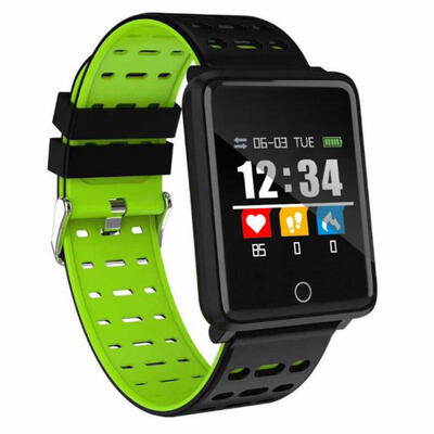 

Fitness Tracker Waterproof Smart Bracelet With Color Screen Heart Rate Blood Pressure Blood Oxygen Monitor Call Reminder