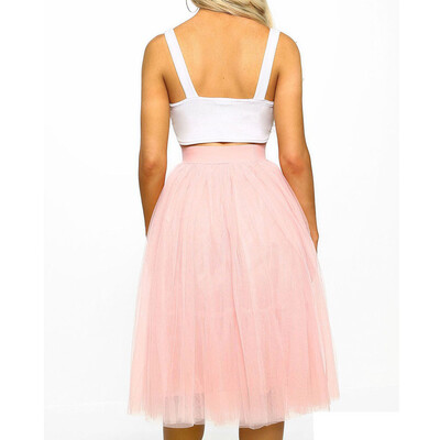 

Layers Tulle Maxi Skirt Womens Evening Cocktail Party Bridesmaid Midi dress