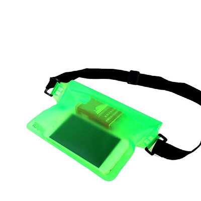 

Waterproof Outdoor Swimming Drifting Pouch Dry Bag PVC Waist Phone Cover Storage Protective Bag Purple
