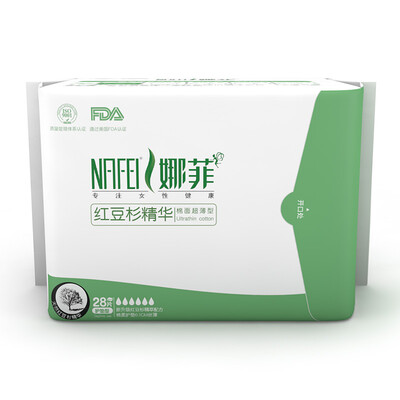 

Nafi pad yew oil essence formula cotton no wing pad 155mm28 piece leak-proof breathable light absorption
